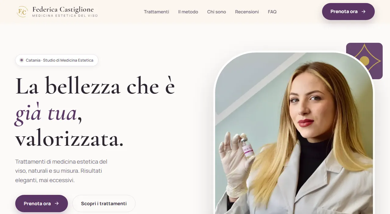 Home page di federicacastiglione.it